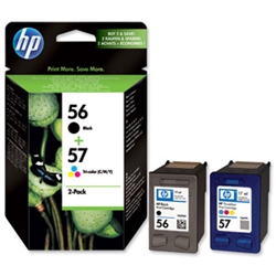 HP Hewlett Packard [HP] No. 56/57 Inkjet Cartridges